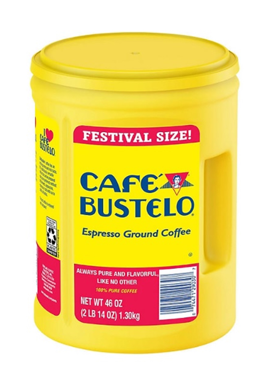 (image for) Cafe Bustelo Festival Size Dark Roast Ground Coffee Espresso (46 oz.)